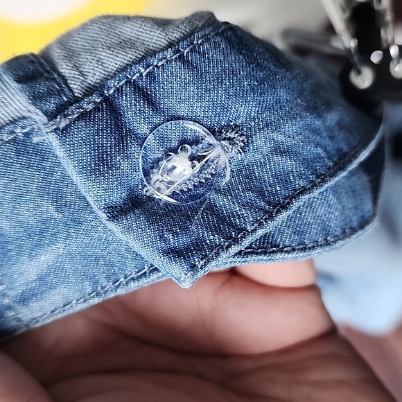 Blank NYC Wrap Tie Lightweight Denim Ruffle Skirt - Picture 8 of 8